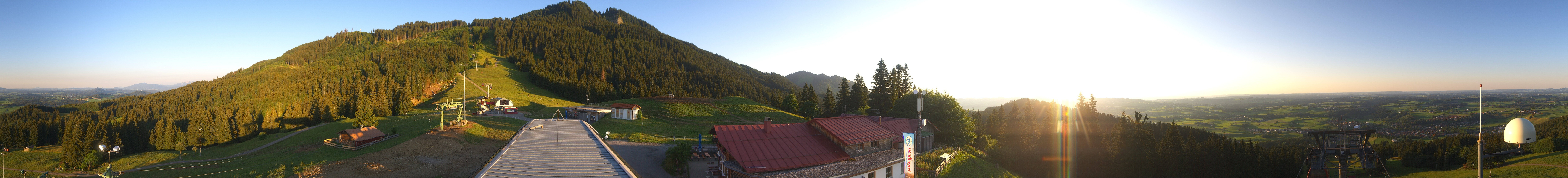 Archiv Foto Webcam Mittelstation Nesselwang
