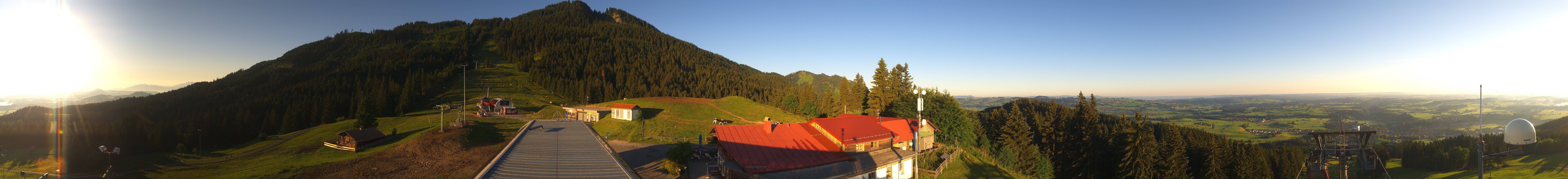 Archiv Foto Webcam Mittelstation Nesselwang