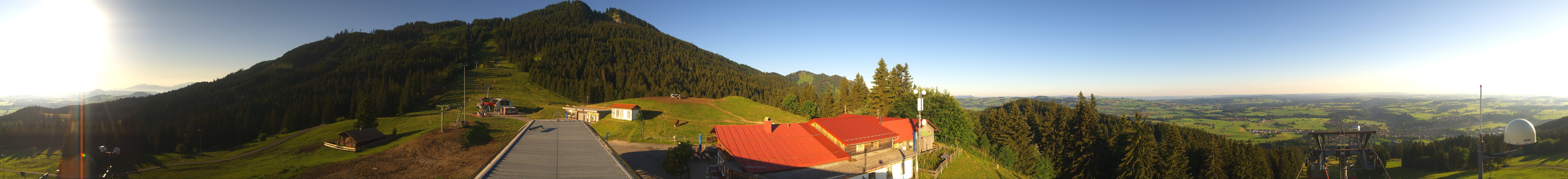 Archiv Foto Webcam Mittelstation Nesselwang