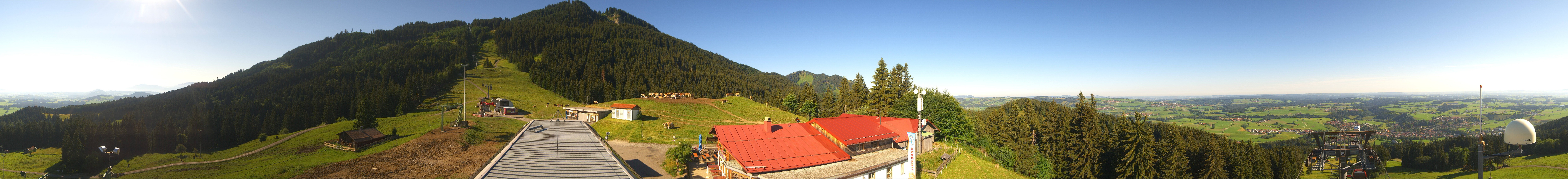 Archiv Foto Webcam Mittelstation Nesselwang