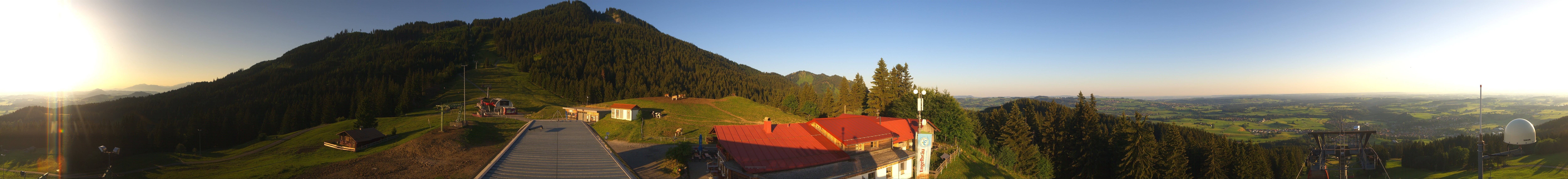 Archived image Webcam Middle station Nesselwang