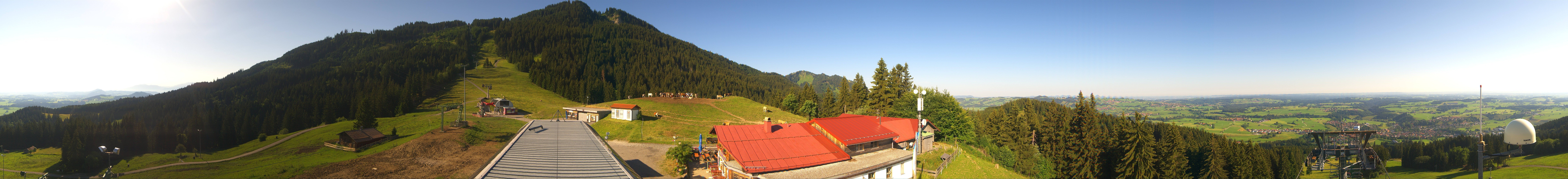 Archived image Webcam Middle station Nesselwang