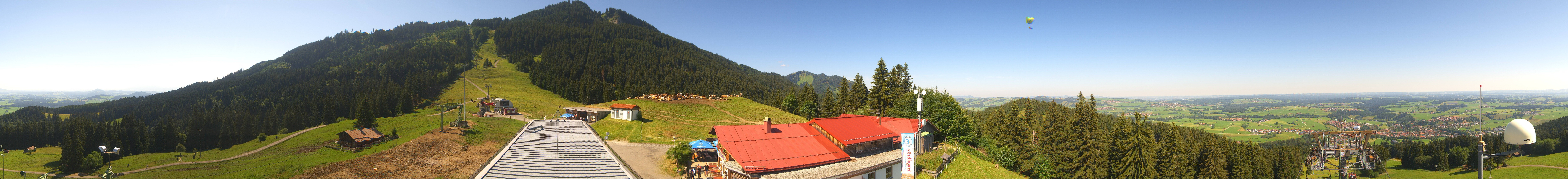 Archived image Webcam Middle station Nesselwang