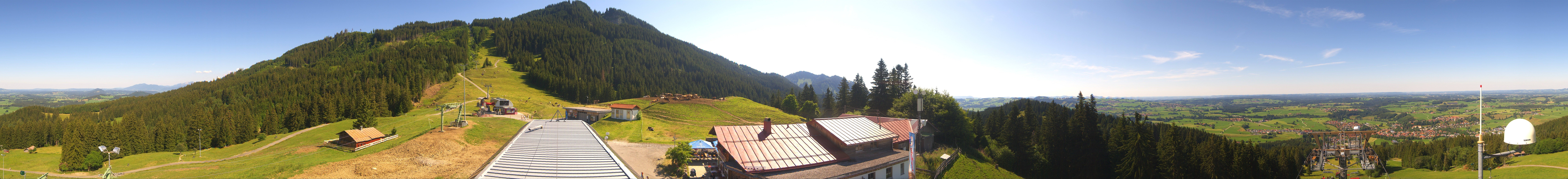 Archived image Webcam Middle station Nesselwang