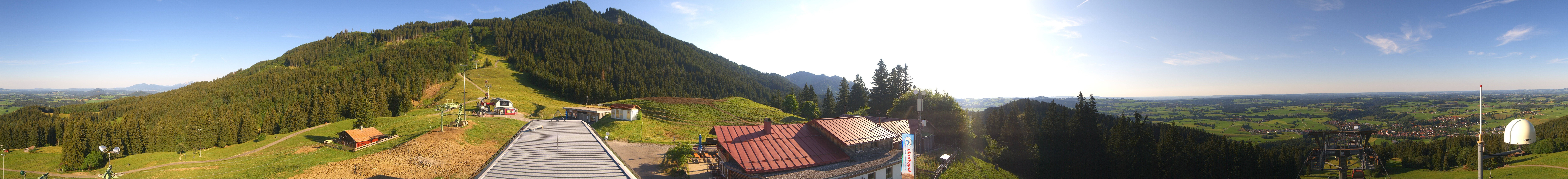 Archived image Webcam Middle station Nesselwang