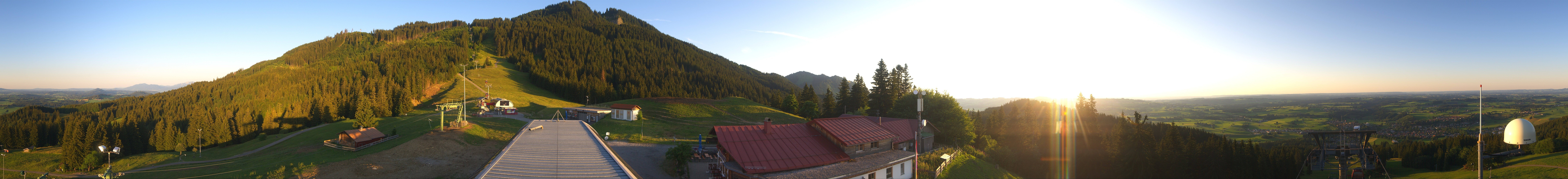 Archiv Foto Webcam Mittelstation Nesselwang