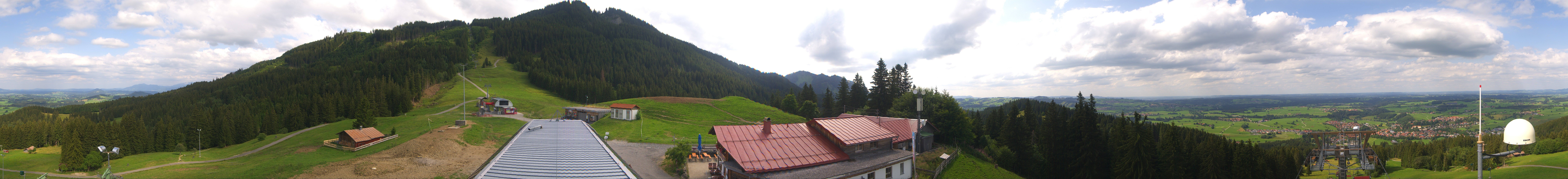 Archived image Webcam Middle station Nesselwang