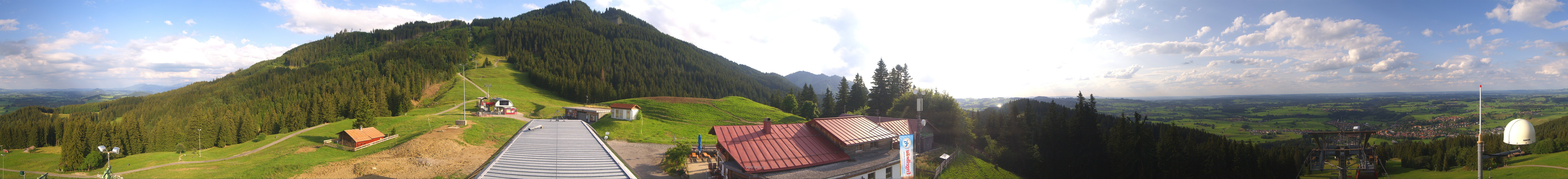 Archived image Webcam Middle station Nesselwang