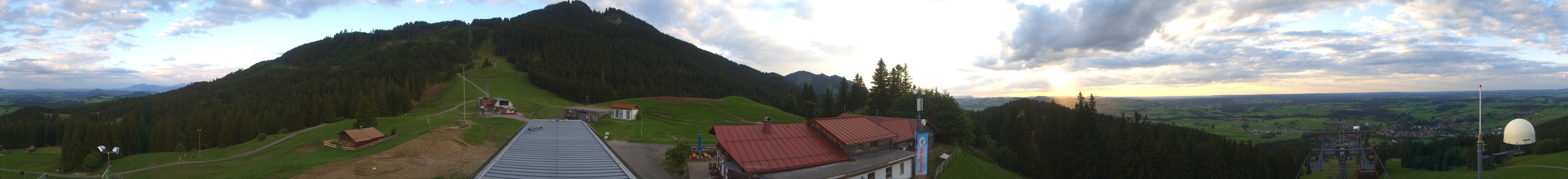 Archived image Webcam Middle station Nesselwang