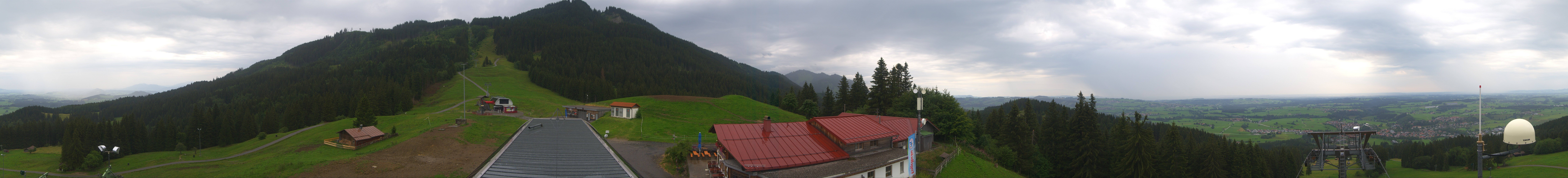 Archiv Foto Webcam Mittelstation Nesselwang
