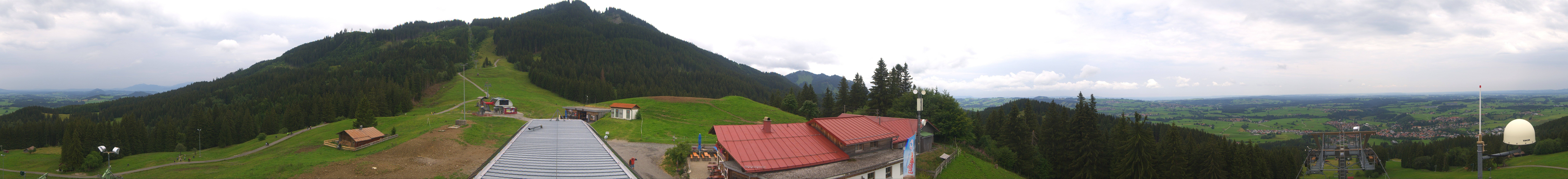 Archiv Foto Webcam Mittelstation Nesselwang