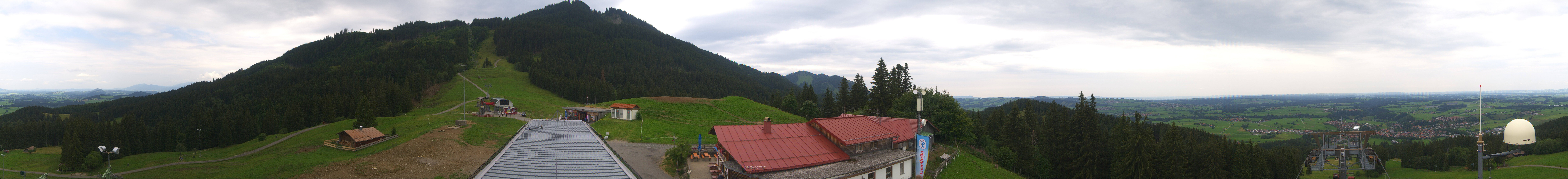 Archiv Foto Webcam Mittelstation Nesselwang