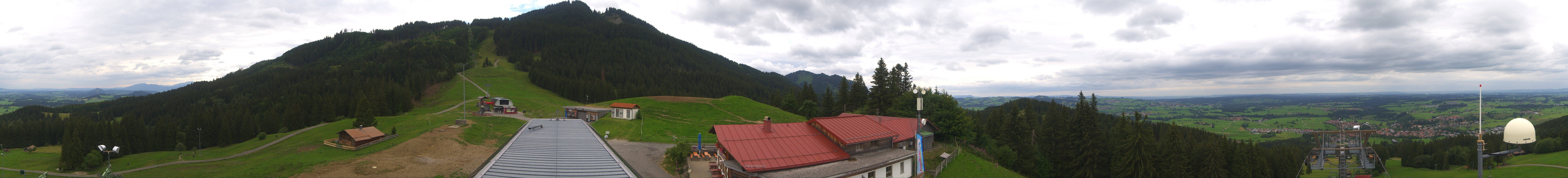 Archiv Foto Webcam Mittelstation Nesselwang