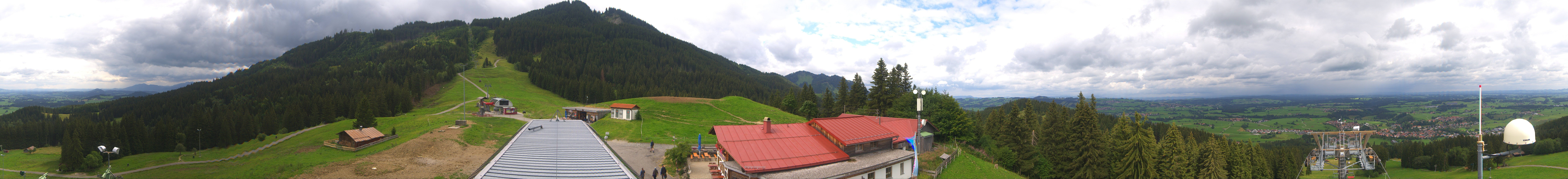 Archiv Foto Webcam Mittelstation Nesselwang
