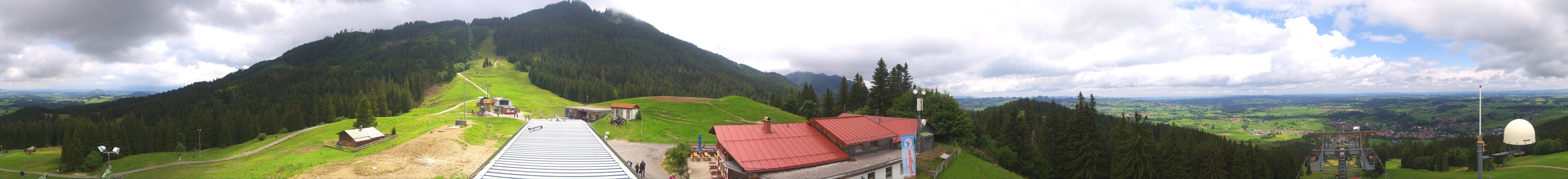 Archiv Foto Webcam Mittelstation Nesselwang
