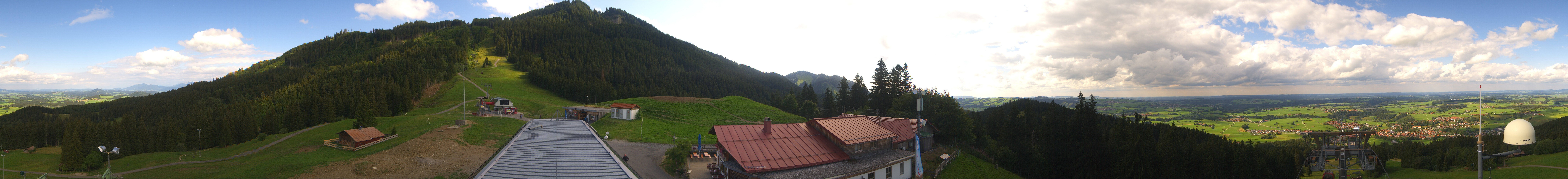 Archiv Foto Webcam Mittelstation Nesselwang