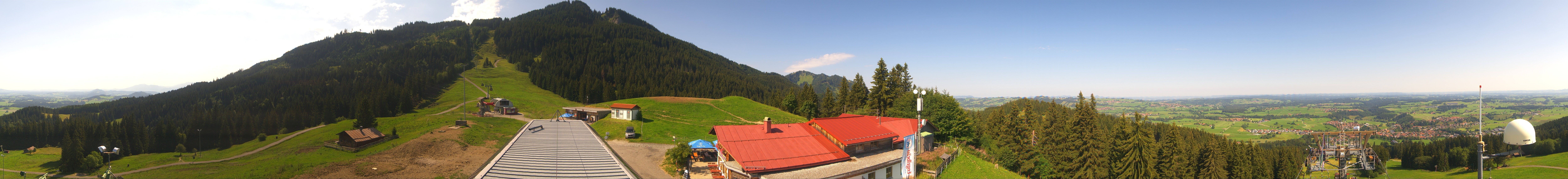 Archiv Foto Webcam Mittelstation Nesselwang