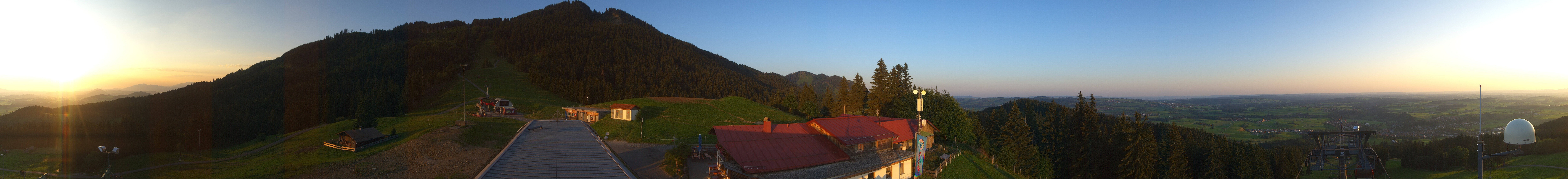 Archiv Foto Webcam Mittelstation Nesselwang