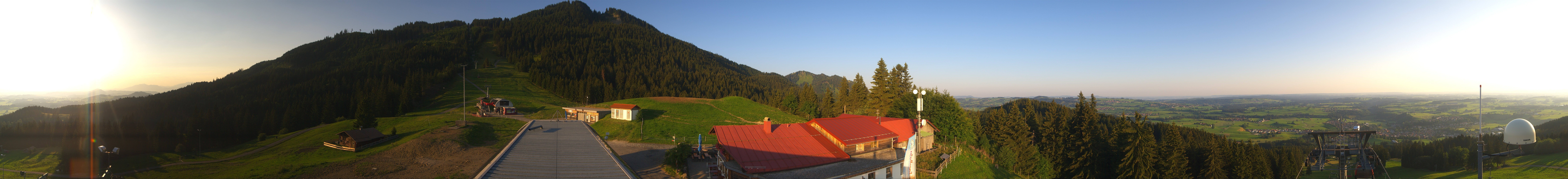 Archiv Foto Webcam Mittelstation Nesselwang