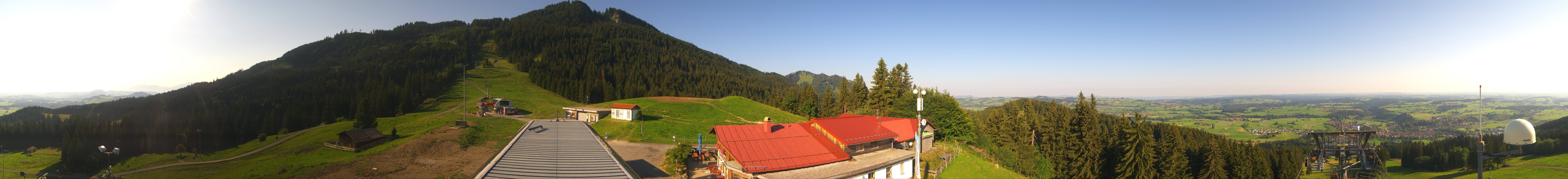 Archiv Foto Webcam Mittelstation Nesselwang