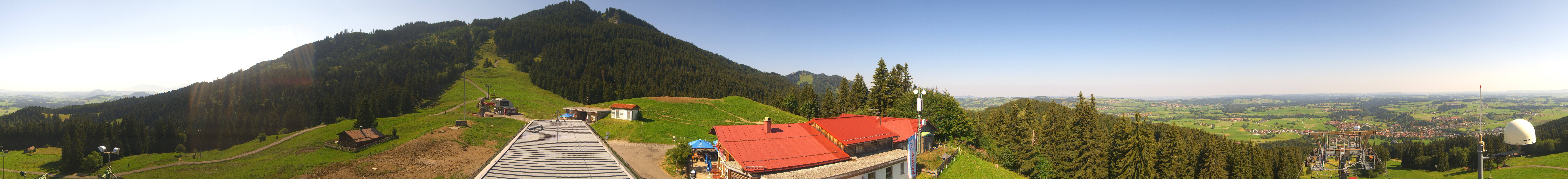 Archiv Foto Webcam Mittelstation Nesselwang