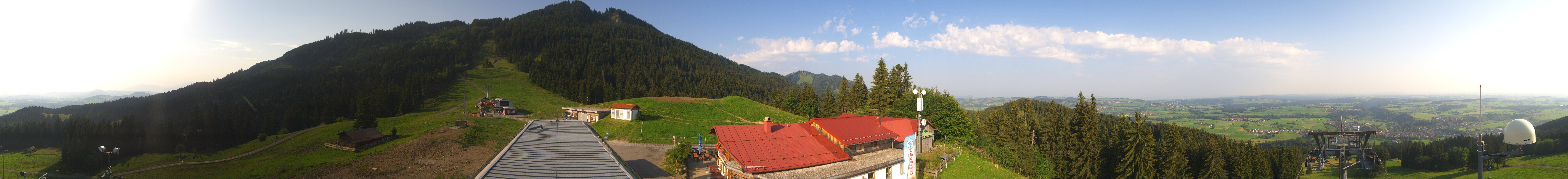 Archiv Foto Webcam Mittelstation Nesselwang
