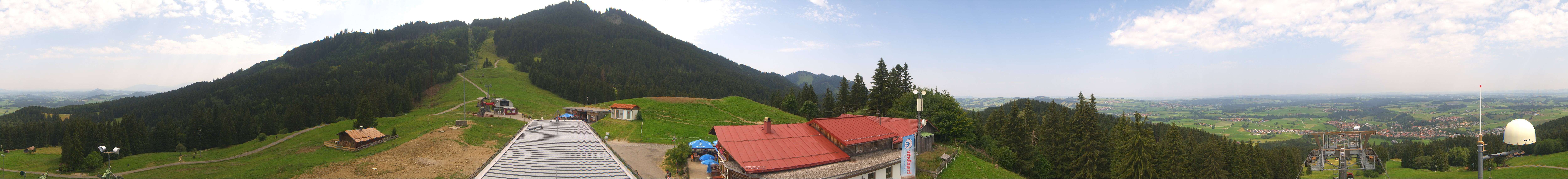 Archiv Foto Webcam Mittelstation Nesselwang