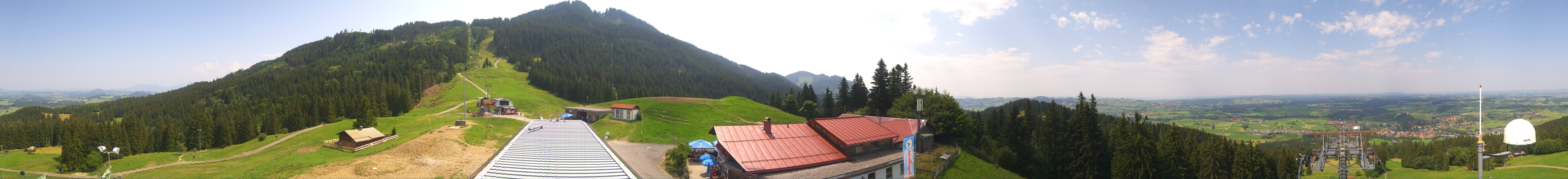 Archiv Foto Webcam Mittelstation Nesselwang