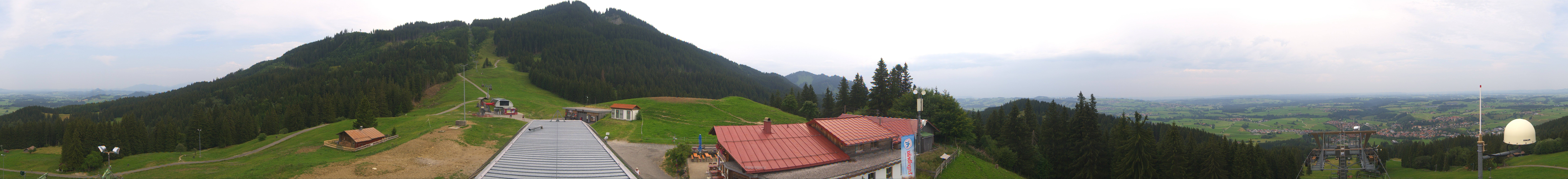 Archiv Foto Webcam Mittelstation Nesselwang