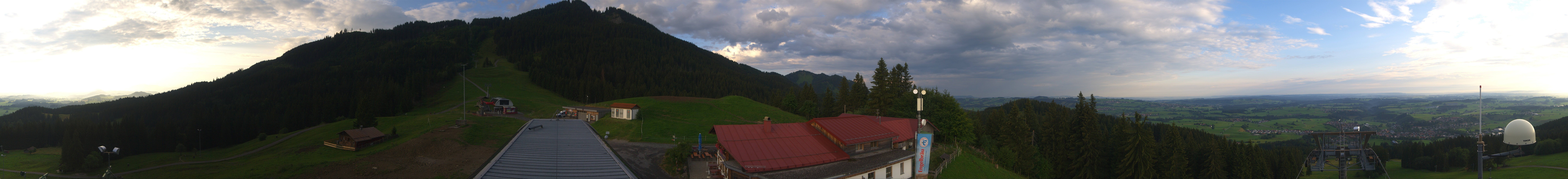 Archived image Webcam Middle station Nesselwang