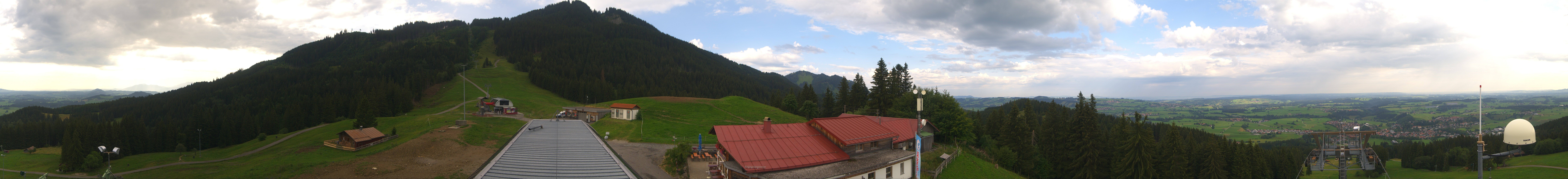 Archived image Webcam Middle station Nesselwang