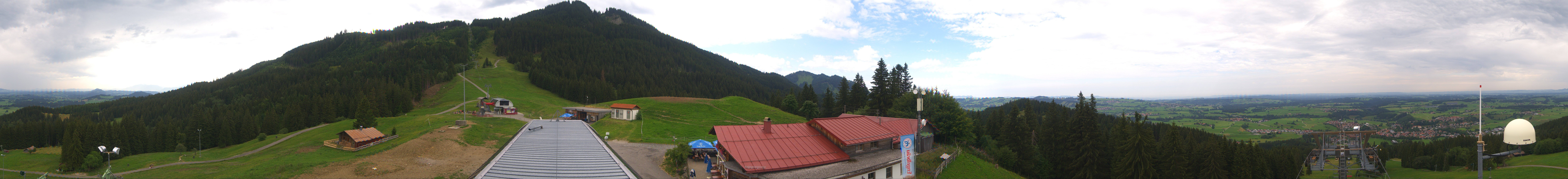 Archived image Webcam Middle station Nesselwang