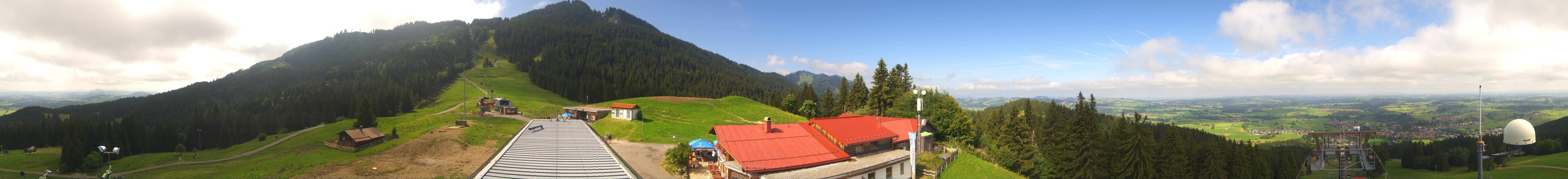 Archiv Foto Webcam Mittelstation Nesselwang
