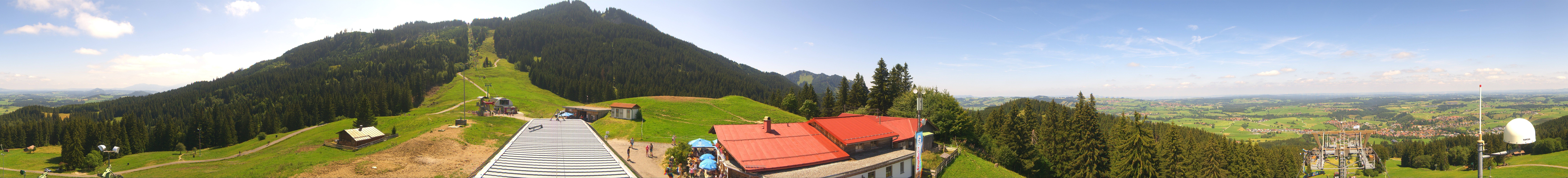 Archiv Foto Webcam Mittelstation Nesselwang