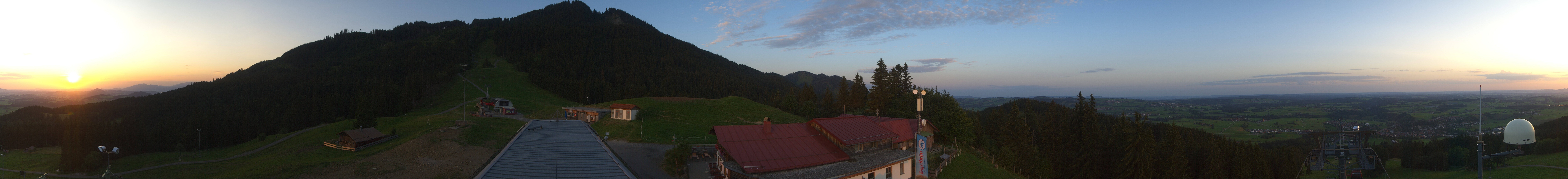 Archiv Foto Webcam Mittelstation Nesselwang