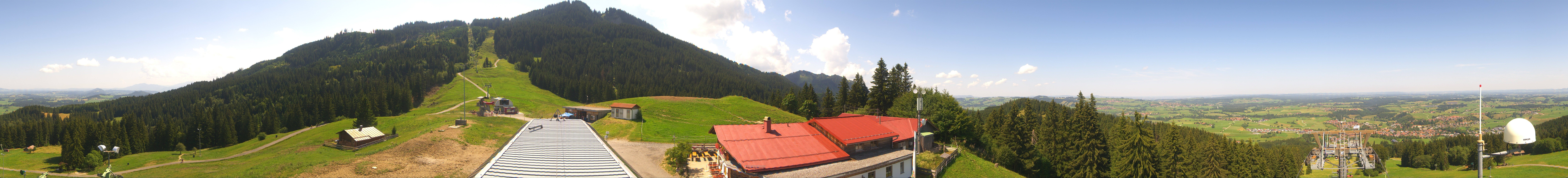 Archiv Foto Webcam Mittelstation Nesselwang