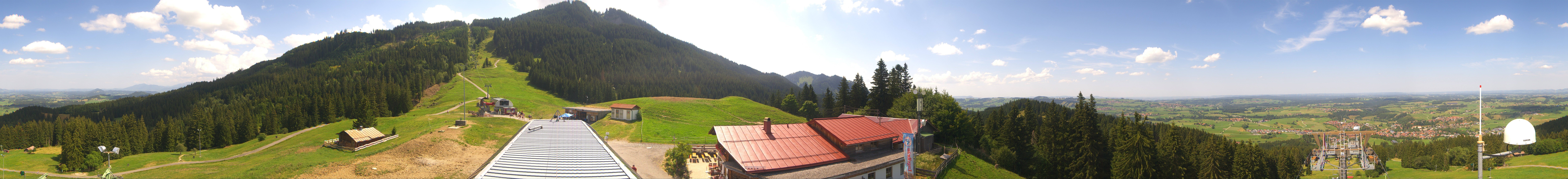 Archiv Foto Webcam Mittelstation Nesselwang