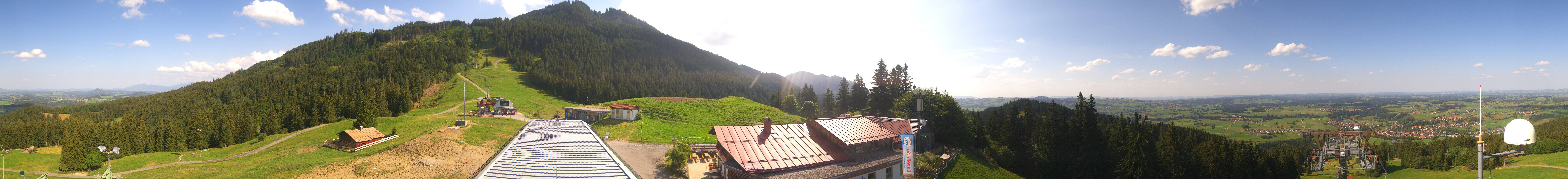 Archiv Foto Webcam Mittelstation Nesselwang