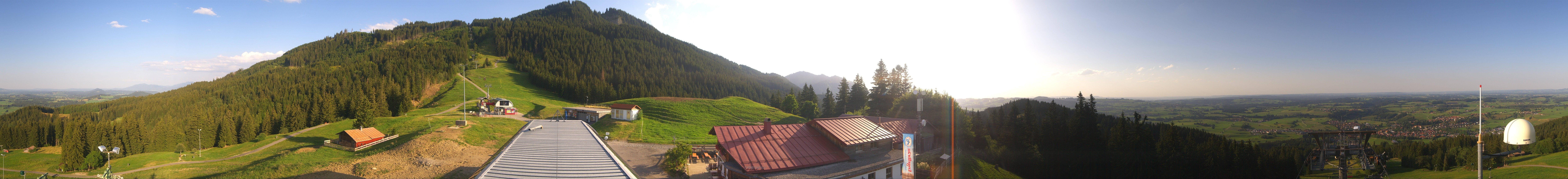 Archiv Foto Webcam Mittelstation Nesselwang