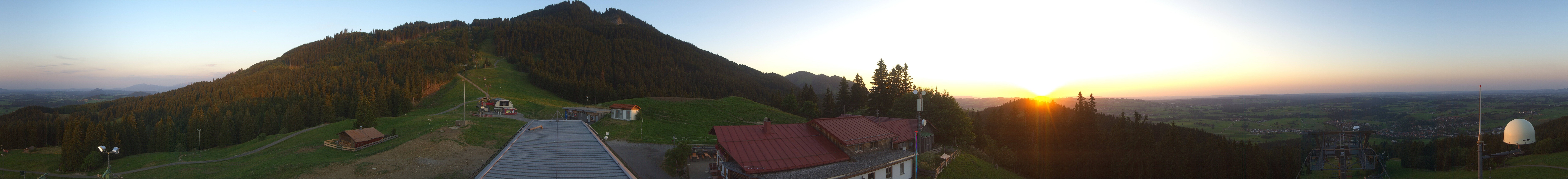Archiv Foto Webcam Mittelstation Nesselwang