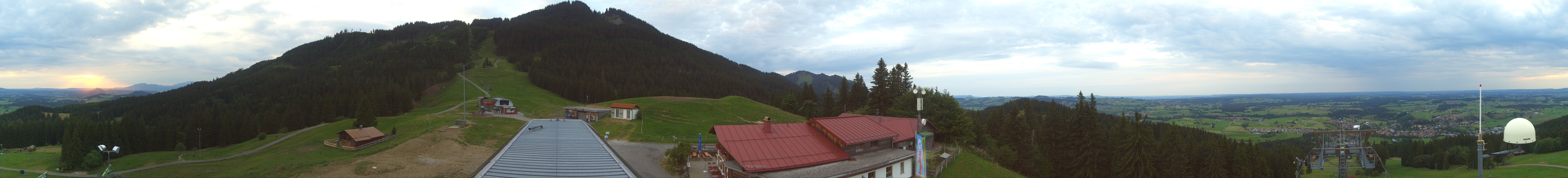 Archiv Foto Webcam Mittelstation Nesselwang