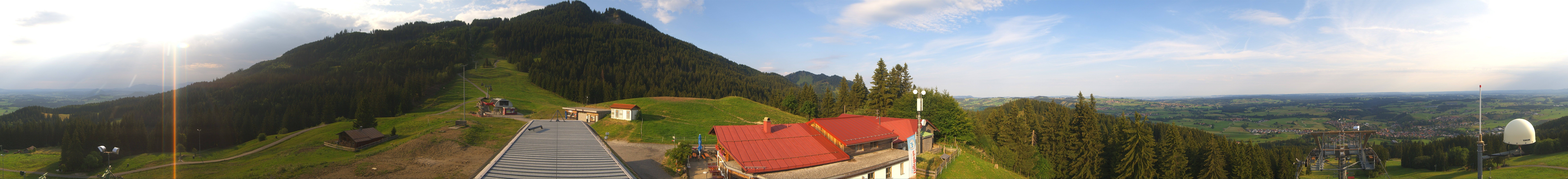 Archiv Foto Webcam Mittelstation Nesselwang