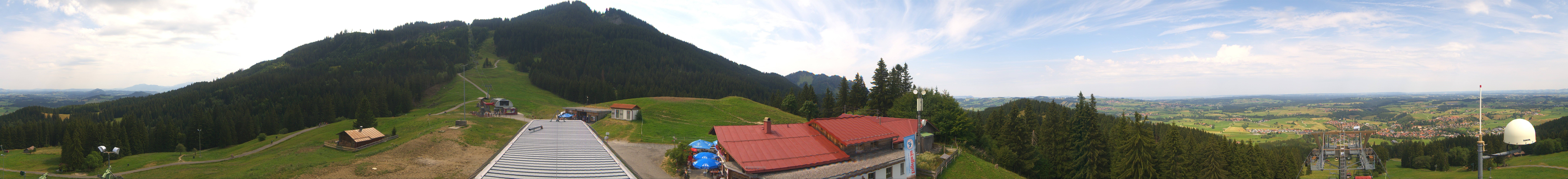 Archiv Foto Webcam Mittelstation Nesselwang