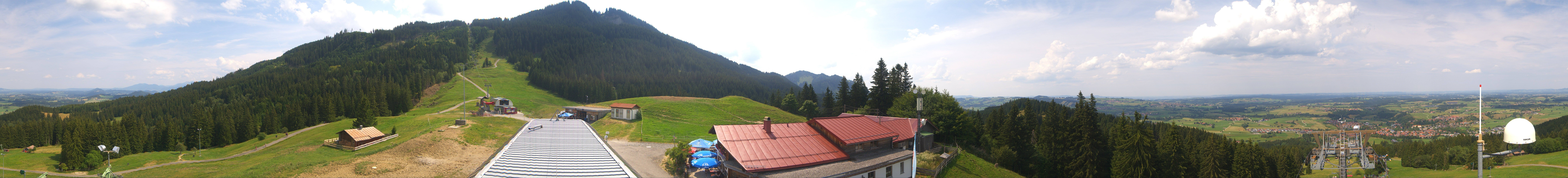 Archiv Foto Webcam Mittelstation Nesselwang