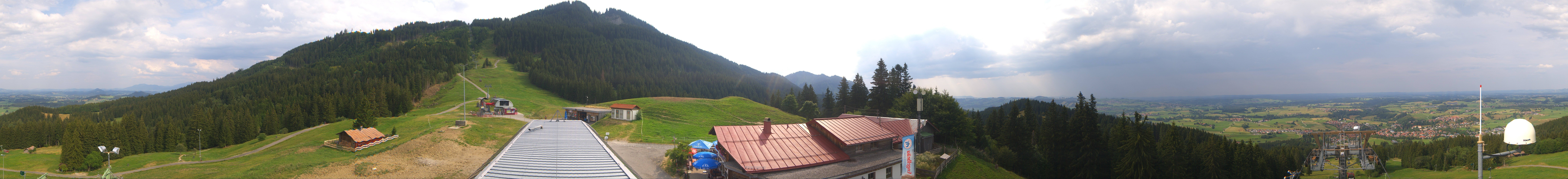 Archiv Foto Webcam Mittelstation Nesselwang