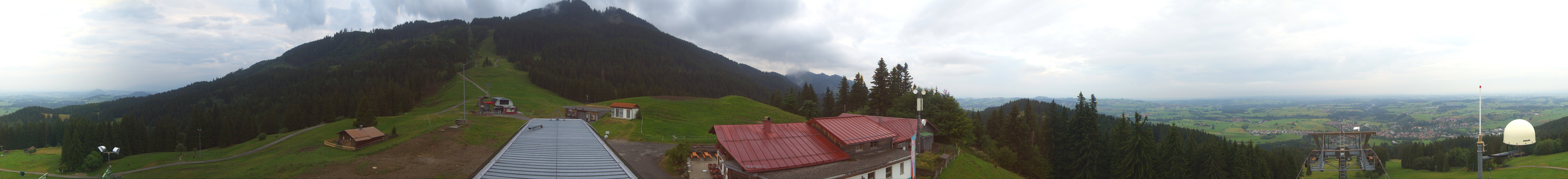 Archiv Foto Webcam Mittelstation Nesselwang