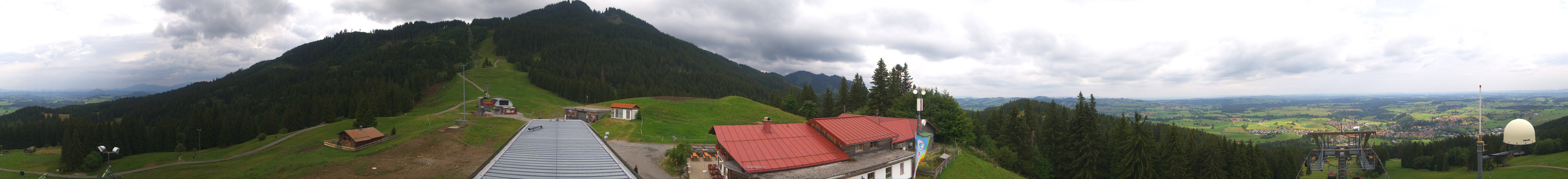 Archiv Foto Webcam Mittelstation Nesselwang