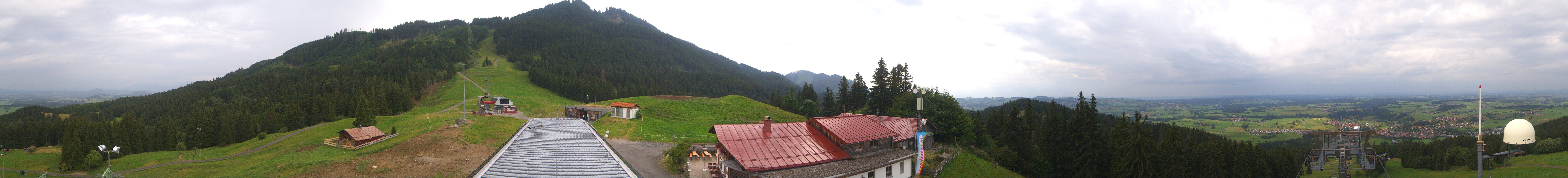 Archiv Foto Webcam Mittelstation Nesselwang