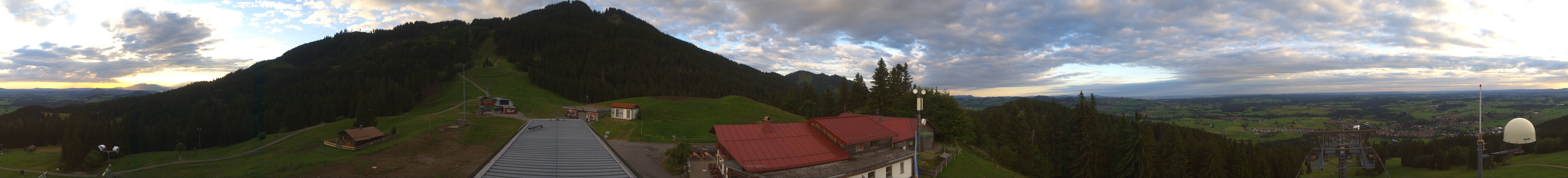 Archiv Foto Webcam Mittelstation Nesselwang
