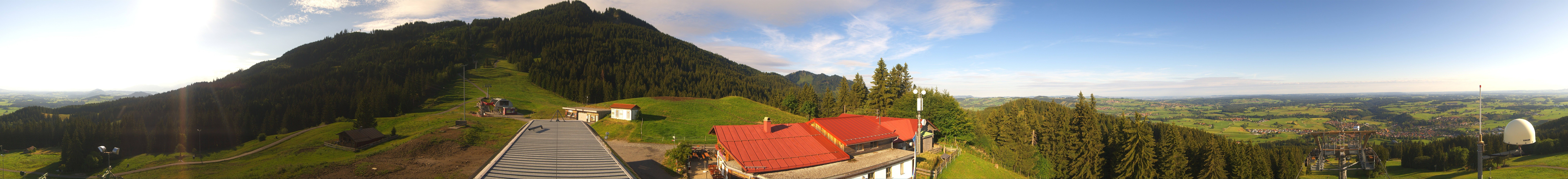 Archiv Foto Webcam Mittelstation Nesselwang